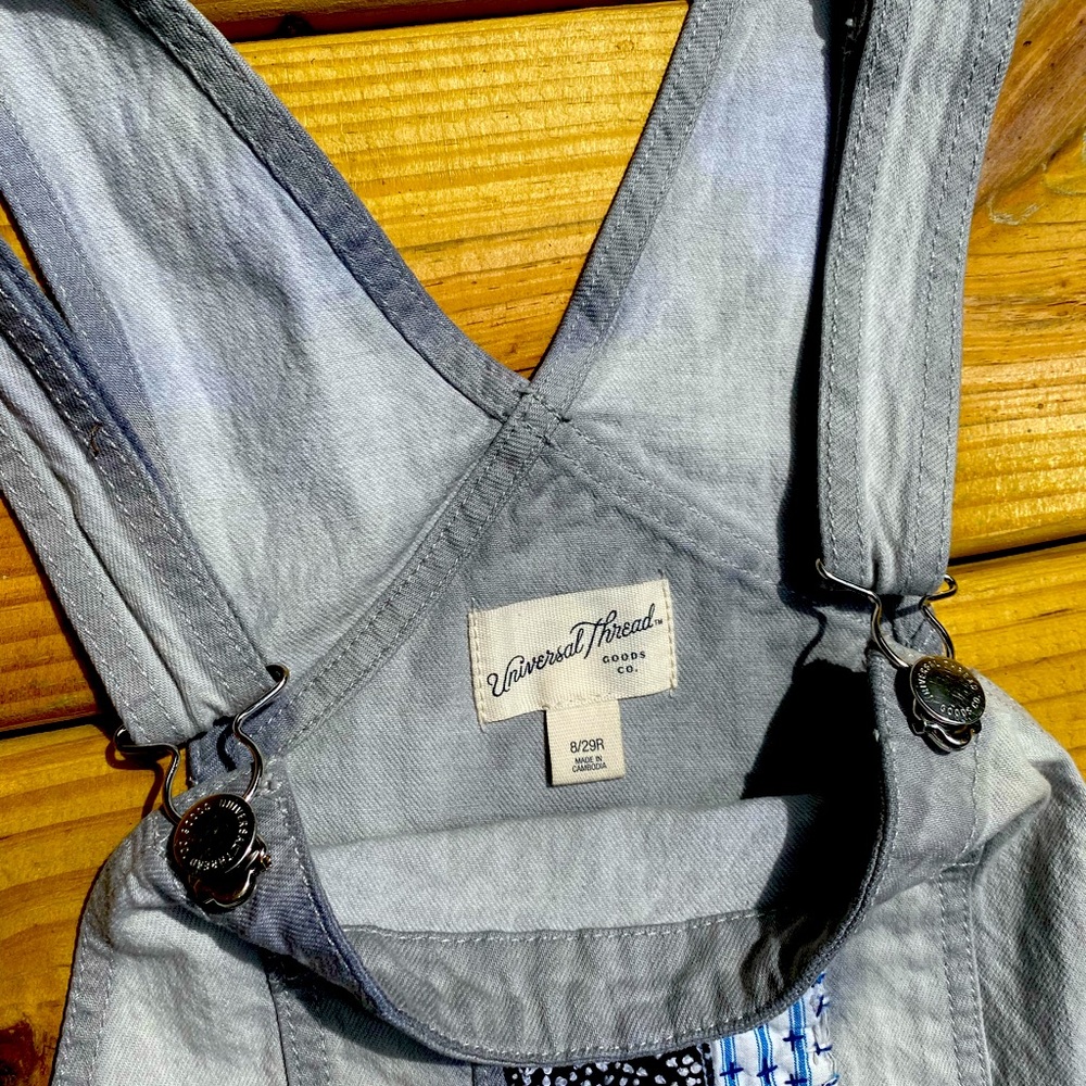Universal Thread Overalls Hand-Stitched Patches - image 2